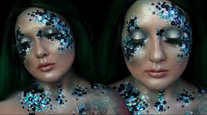 avant garde mermaid halloween makeup