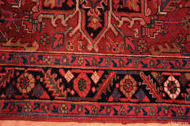design antique persian heriz area rug 72564