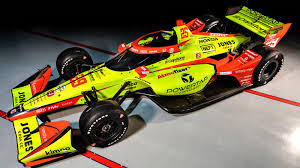neon livery for debut indycar season