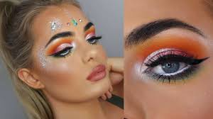 colourful festival makeup tutorial