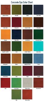 Red Concrete Dye View Color Chart Red Dye Concrete Duct Bank
