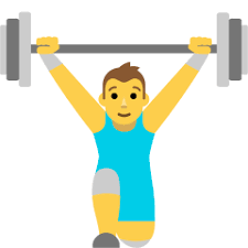 weight lifter emoji