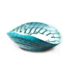 Turquoise Classic Glass Bowl