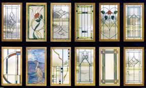 cabinet door designs in stained glass