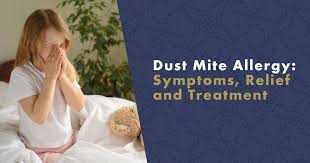 dust mite allergy symptoms relief and