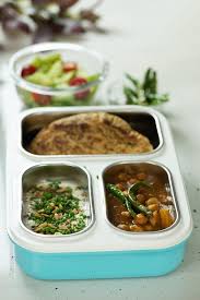 vegetarian indian lunch box for office