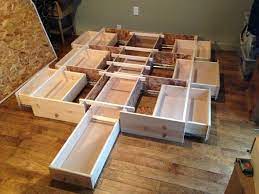 drawer diy bed diy furniture
