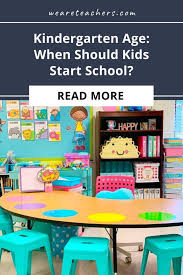 kindergarten age when should kids