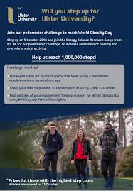 This is a nice fitness challenge app that will train your habit for a regular workout. Niche On Twitter The Challenge Is Back Will You Step Up For Ulsteruni For Worldobesityday 1 000 000 Steps In One Day 09 10 18 Uustepsup Nicheenergy Have Prizes For The Highest Step Count Let S