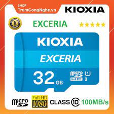 Thẻ nhớ 32GB KIOXIA (Toshiba) Exceria microSDHC Class10 100MB/s Tốc Độ Cao  tại Hải Phòng