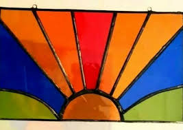 Stained Glass Panel Sun Catcher