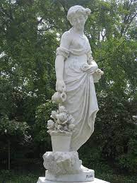 Victorian Marble Statue Of Flora