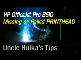 hp officejet pro 8610 printer missing