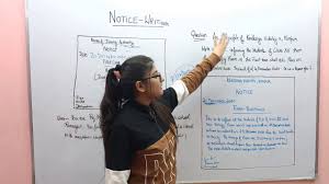 No documents or annexures are required to be sent along with the legal notice to the there is no set format of a legal notice. Writing Section English Notice Writing Format Class 12 Youtube