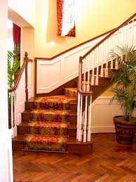 walnut stair riser and stair tread with