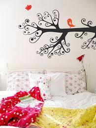 Bird On Stem Vinyl Wall Sticker