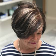 Comb the bangs on the side to get an elegant look. 50 Best Looking Hairstyles For Women Over 70 Hair Adviser