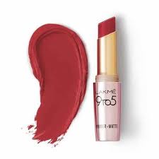 cherry lakme 9 to 5 matte lip color