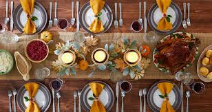 table for thanksgiving dinner