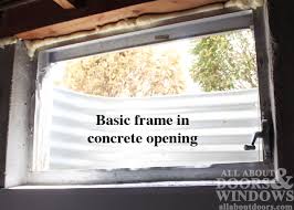 Replace A Basement Window In Concrete