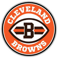 The cleveland browns are unique in that they are the only team in the nfl to not have a logo on their helmets. Cleveland Browns Nfl Sport Logo Car Bumper Sticker Decal Sizes Ebay