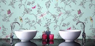 17 Stylish Bathroom Wallpaper Ideas