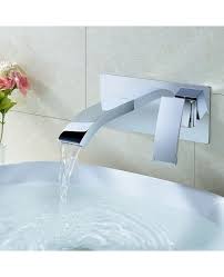 wall mounted waterfall basin sink tap