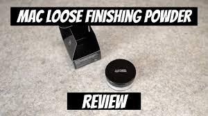 loose finishing powder review