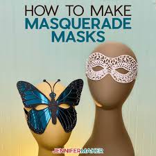diy masquerade mask cut and decorate