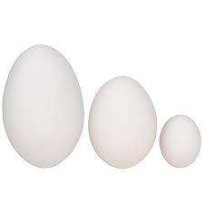 White Ceramic Nest Eggs Premier1supplies
