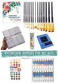 Watercolor Supplies For All Ages This