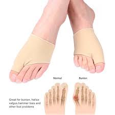 1 Pair Gel Pad Bunion Protector Sleeves Corrector Pad With Gel Toe Separators Spacers Straightener For Hallux Valgus Bunion Pain Relief Proper Big Toe