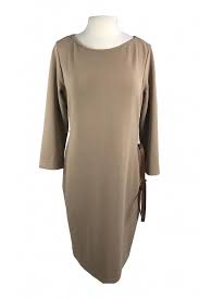 Sharagano Womens Brown Dress Size 16 Regular
