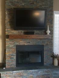 size and color rustic wood mantel