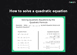 How To Solve A Quadratic Equation
