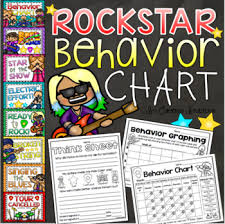 Behavior Clip Chart Rockstar Rock N Roll Theme