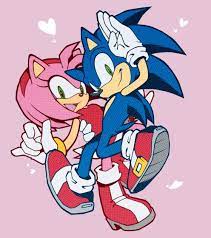 Sonamy | Sonic, Sonic and amy, Sonic fan characters