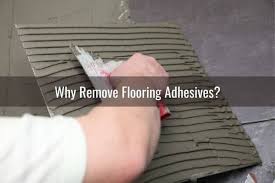 how to remove old tile adhesive from
