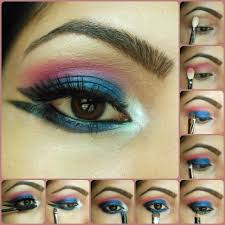 eye makeup tutorial blue marina