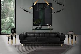 outstanding black leather sofas