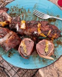 bacon wrapped venison tenderloin a