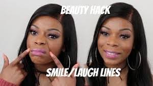 beauty hack dealing with smile laugh