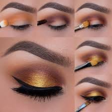 Gold traditional attire for nigerian wedding usually people with dark plexion have a myth that wver they would do to look good makeup for dark skin how to put lips smooth out your lips apply lip balm primer or sealer this will help make all lip products applied last longer and much more vibrant. How To Apply Eyeshadow Like A Pro Mimiejay