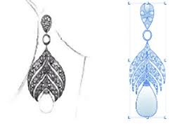 2d and 3d jewellery designing