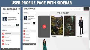 create a responsive user profile page
