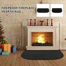 Hearth Grill Fire Resistant Mat Floor