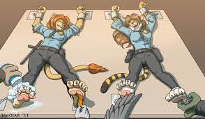 Catcops captured by Umojar by AlphaZion -- Fur Affinity [dot] net