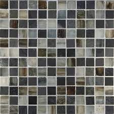 Glass Mosaic Tile Slate Backsplash