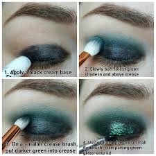 glittery green dess makeup tutorial