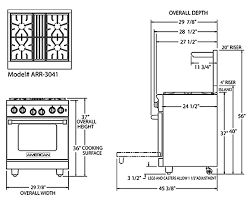 stove: stove dimensions